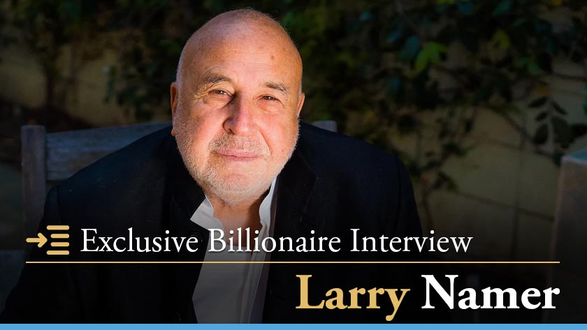 Exclusive Interview and Video on Billionaire Larry Namer