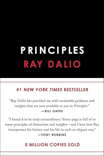 Principles by Ray Dalio, book cover